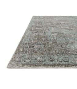 Loloi Anastasia AF-22 STONE / BLUE Area Rug 9 ft. 6 X 9 ft. 6 Round