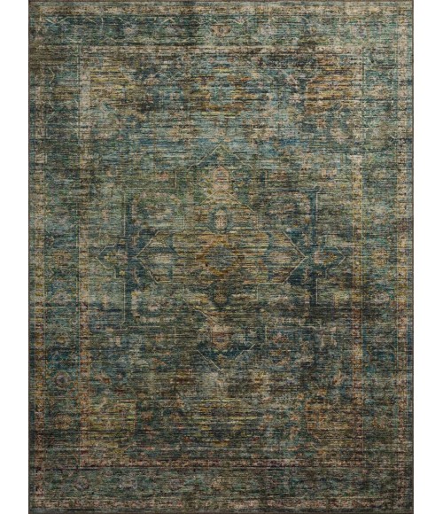 Loloi Anniston Lagoon / Multi ANS-05 6 ft. X 6 ft. Round Rug