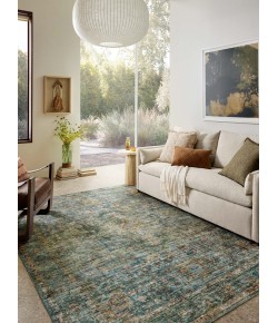 Loloi Anniston Lagoon / Multi ANS-05 6 ft. X 6 ft. Round Rug