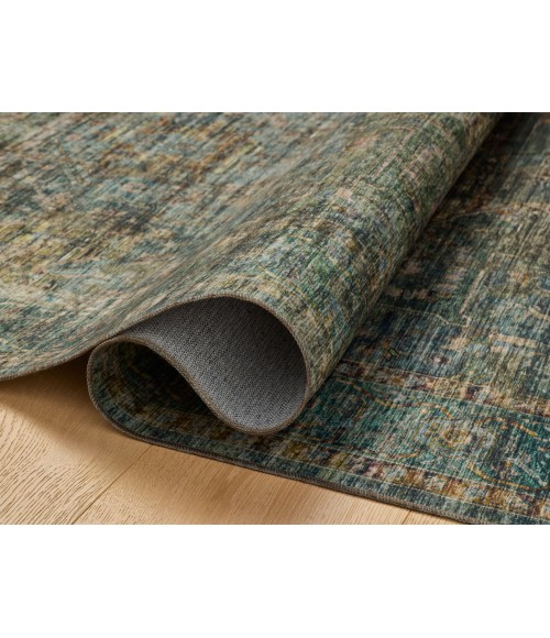 Loloi Anniston Lagoon / Multi ANS-05 6 ft. X 6 ft. Round Rug