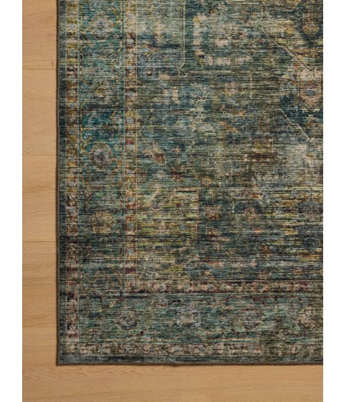 Loloi Anniston Lagoon / Multi ANS-05 6 ft. X 6 ft. Round Rug