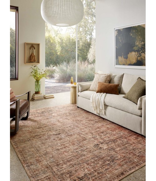 Loloi Anniston Clay / Charcoal Rug ANS-06 2 ft. 3 in. X 3 ft. 9 in. Rectangle - Rugs Town Loloi Anniston Clay / Charcoal ANS-06 2 ft. 3 in. X 3 ft. 9 in. Rectangle Rug