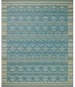 Loloi Ari ARI-01 Ocean / Gold Area Rug 2 ft. 3 in. X 3 ft. 9 in. Rectangle