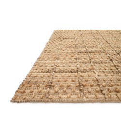 Loloi Beacon BU-02 NATURAL Area Rug 18 in. X 18 in. Sample