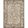 Loloi Beatty Grey / Ivory BEA-01 7 ft. 9 in. X 9 ft. 9 in. Rectangle Rug