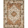 Loloi Beatty Ivory / Rust BEA-01 7 ft. 9 in. X 9 ft. 9 in. Rectangle Rug
