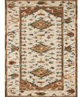 Loloi Beatty Ivory / Rust BEA-01 7 ft. 9 in. X 9 ft. 9 in. Rectangle Rug