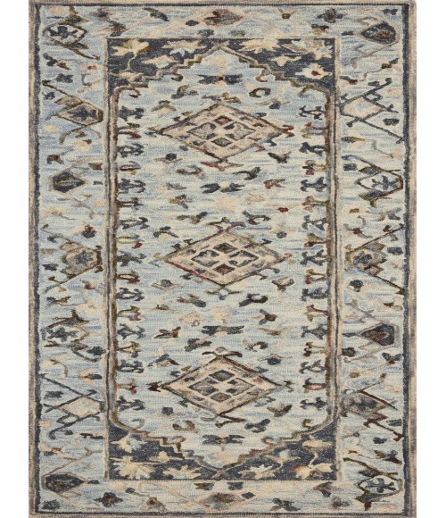 Loloi Beatty Lt. Blue / Blue BEA-01 2 ft. 6 in. X 7 ft. 6 in. Rectangle Rug