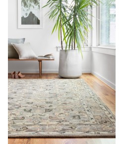 Loloi Beatty Light Blue / Multi BEA-04 18 in. X 18 in. Sample Rug