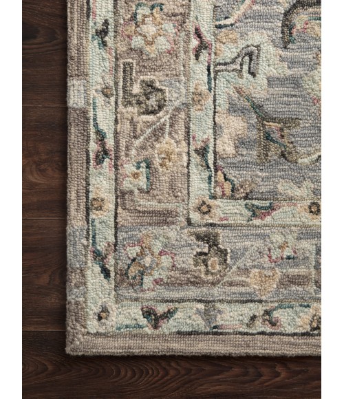 Loloi Beatty Light Blue / Multi BEA-04 2 ft. 3 in. X 3 ft. 9 in. Rectangle Rug