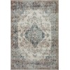 Loloi Bianca BIA-10 IVORY / OCEAN Area Rug 2 ft. 8 in. X 7 ft. 6 in. Rectangle
