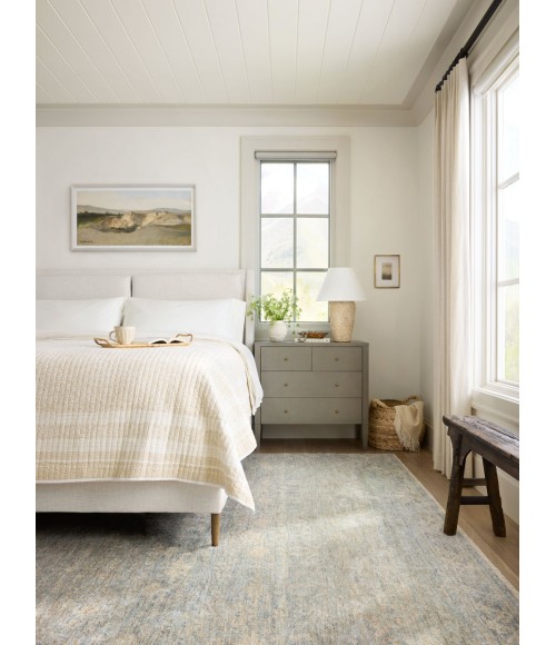 Angela Rose x Loloi Blake Sky / Beige Rug BLA-01 4 ft. X 5 ft. 7 in. Rectangle - Rugs Town Angela Rose x Loloi Blake Sky / Beige BLA-01 4 ft. X 5 ft. 7 in. Rectangle Rug