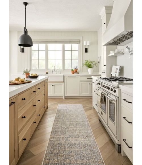 Angela Rose x Loloi Blake Ocean / Mocha Rug BLA-02 5 ft. 3 in. X 7 ft. 6 in. Rectangle - Rugs Town Angela Rose x Loloi Blake Ocean / Mocha BLA-02 5 ft. 3 in. X 7 ft. 6 in. Rectangle Rug