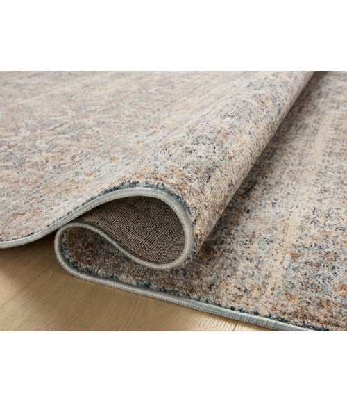 Angela Rose x Loloi Blake Ocean / Mocha Rug BLA-02 5 ft. 3 in. X 7 ft. 6 in. Rectangle - Rugs Town Angela Rose x Loloi Blake Ocean / Mocha BLA-02 5 ft. 3 in. X 7 ft. 6 in. Rectangle Rug