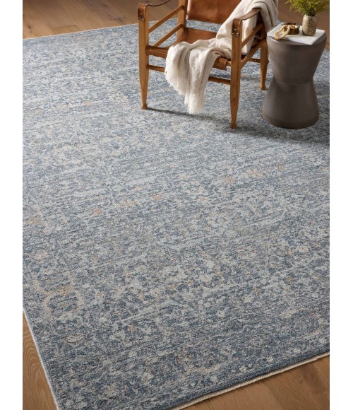 Angela Rose x Loloi Blake Denim / Taupe BLA-03 2 ft. 7 in. X 13 ft. Rectangle Rug