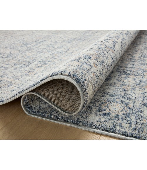 Angela Rose x Loloi Blake Denim / Taupe BLA-03 2 ft. 7 in. X 13 ft. Rectangle Rug