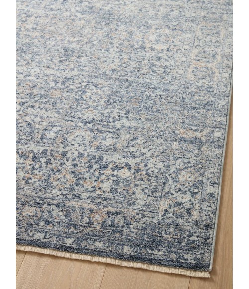 Angela Rose x Loloi Blake Denim / Taupe BLA-03 2 ft. 7 in. X 13 ft. Rectangle Rug