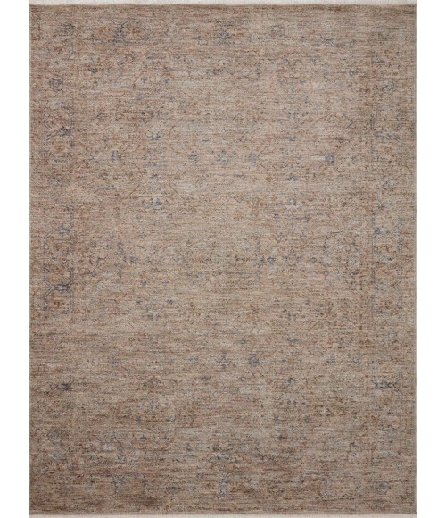 Angela Rose x Loloi Blake Taupe / Blue BLA-03 2 ft. 7 in. X 13 ft. Rectangle Rug