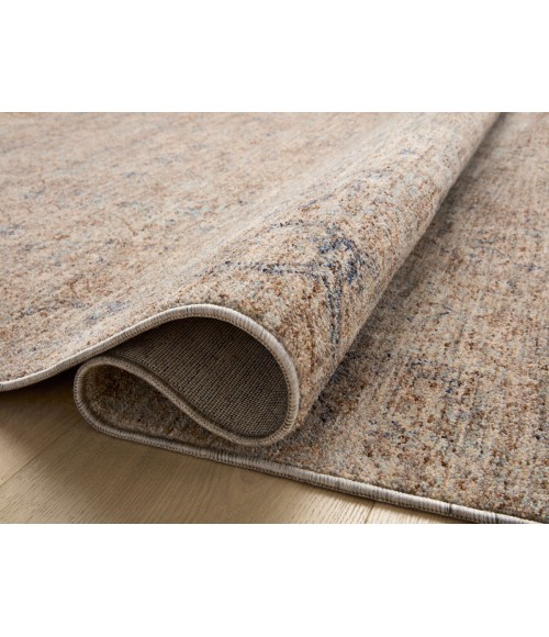 Angela Rose x Loloi Blake Taupe / Blue BLA-03 2 ft. 7 in. X 13 ft. Rectangle Rug