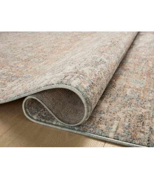 Angela Rose x Loloi Blake Sand / Sky Rug BLA-05 6 ft. 7 in. X 9 ft. 10 in. Rectangle - Rugs Town Angela Rose x Loloi Blake Sand / Sky BLA-05 6 ft. 7 in. X 9 ft. 10 in. Rectangle Rug