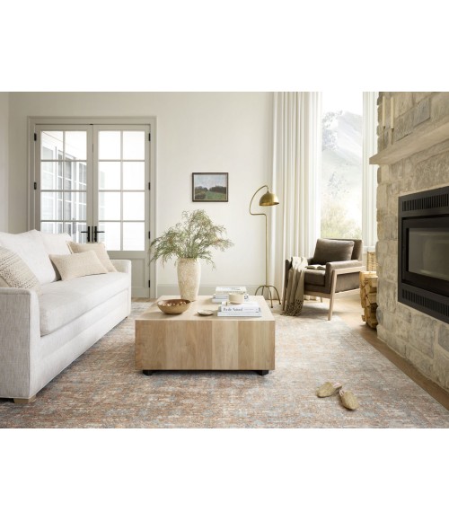 Angela Rose x Loloi Blake Sand / Sky Rug BLA-05 6 ft. 7 in. X 9 ft. 10 in. Rectangle - Rugs Town Angela Rose x Loloi Blake Sand / Sky BLA-05 6 ft. 7 in. X 9 ft. 10 in. Rectangle Rug