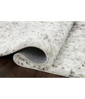 Loloi II Bliss Shag BLS-01 Grey / White 18" x 18" Sample Area Rug