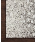 Loloi II Bliss Shag BLS-01 Grey / White 18" x 18" Sample Area Rug