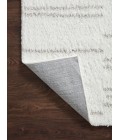 Loloi II Bliss Shag BLS-02 White / Grey 2'-7" x 12'-0" Area Rug