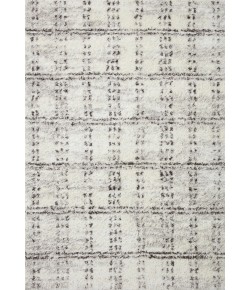 Loloi Bliss Shag BLS-03 Cream / Grey Area Rug 18 in. X 18 in. Sample Rectangle