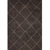 Loloi Bliss Shag BLS-04 Bark / Grey Area Rug 18 in. X 18 in. Sample Rectangle