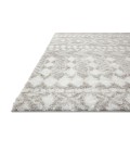 Bliss Shag Area Rug Loloi II Bliss Shag BLS-05 Grey / White 5'-3" x 7'-6" Area Rug