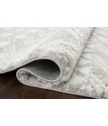 Bliss Shag Area Rug Loloi II Bliss Shag BLS-05 Grey / White 5'-3" x 7'-6" Area Rug