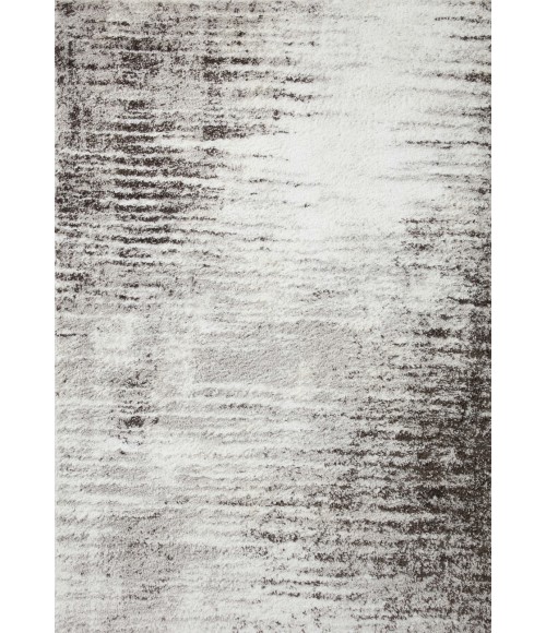 Bliss Shag Area Rug Loloi II Bliss Shag BLS-07 Grey / Cream 18" x 18" Sample Area Rug