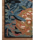 Loloi Belladonna Black / Fiesta 3'-0" x 3'-0" Round Accent Rug