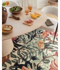 Loloi Belladonna Ivory / Lagoon 18" x 18" Sample Rug