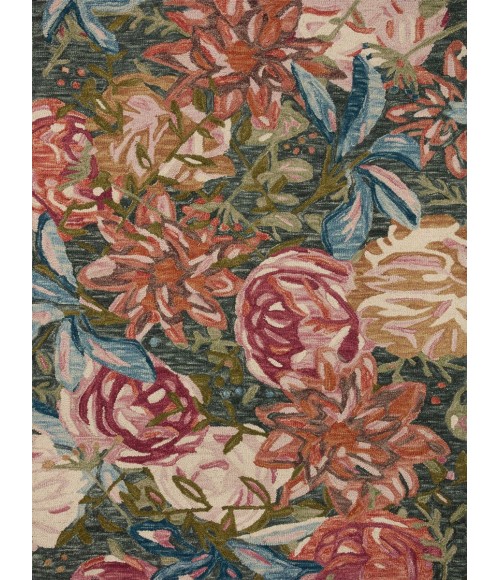 Loloi Belladonna Lagoon / Multi 3'-0" x 3'-0" Round Accent Rug