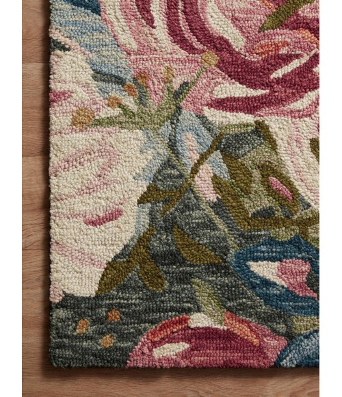 Loloi Belladonna Lagoon / Multi 3'-0" x 3'-0" Round Accent Rug