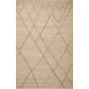 Loloi Bodhi BOD-01 IVORY / NATURAL Area Rug 2 ft. 6 in. X 7 ft. 6 in. Rectangle