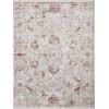 Loloi Bonney BNY-04 Silver / Sunset Area Rug 2 ft. 0 in. X 3 ft. 0 in. Rectangle