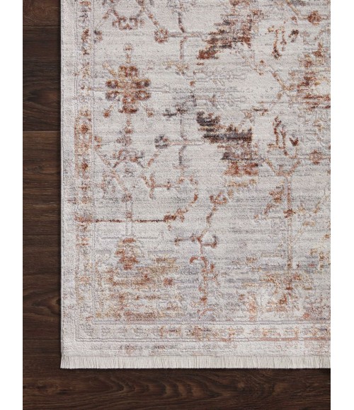 Loloi Bonney BNY-04 Silver / Sunset 3'-11" x 5'-5" Area Rug