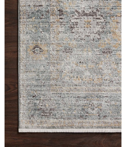 Loloi Bonney BNY-06 Teal / Gold 6'-7" x 9'-7" Area Rug