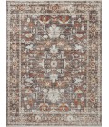 Loloi Bonney BNY-07 Charcoal / Spice 9'-3" x 12'-10" Area Rug