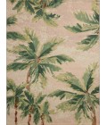 Loloi Botanical Clay / Green BOT-04 3 ft. 3 in. X 3 ft. 3 in. Round Rug
