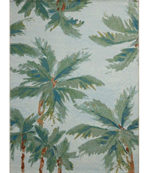 Loloi Botanical Sky / Green BOT-04 2 ft. 5 in. X 11 ft. 2 in. Rectangle Rug