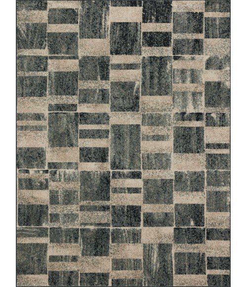Loloi Bowery Storm / Sand Rug BOW-03 2 ft. 3 in. X 7 ft. 6 in. Rectangle - Rugs Town Loloi Bowery Storm / Sand BOW-03 2 ft. 3 in. X 7 ft. 6 in. Rectangle Rug