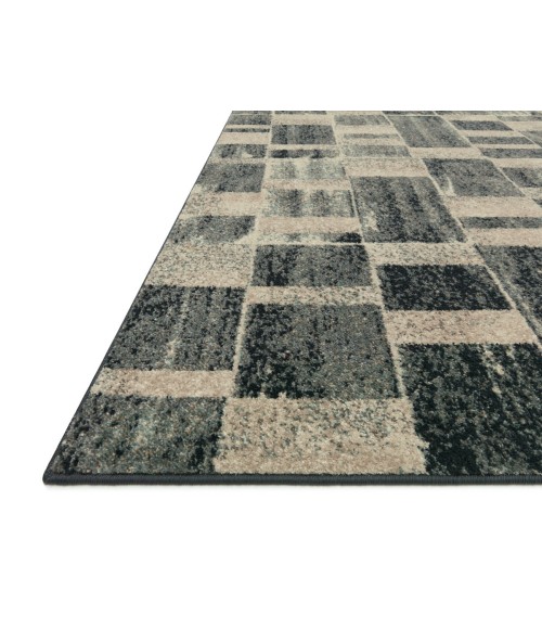 Loloi Bowery Storm / Sand Rug BOW-03 2 ft. 3 in. X 7 ft. 6 in. Rectangle - Rugs Town Loloi Bowery Storm / Sand BOW-03 2 ft. 3 in. X 7 ft. 6 in. Rectangle Rug