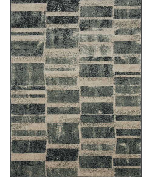 Loloi Bowery Storm / Sand Rug BOW-03 2 ft. 3 in. X 7 ft. 6 in. Rectangle - Rugs Town Loloi Bowery Storm / Sand BOW-03 2 ft. 3 in. X 7 ft. 6 in. Rectangle Rug