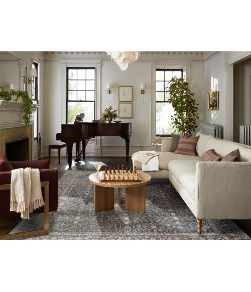 Jean Stoffer x Loloi Bradbury Midnight / Multi Rug BRU-01 7 ft. 10 in. X 10 ft. Rectangle - Rugs Town Jean Stoffer x Loloi Bradbury Midnight / Multi BRU-01 7 ft. 10 in. X 10 ft. Rectangle Rug