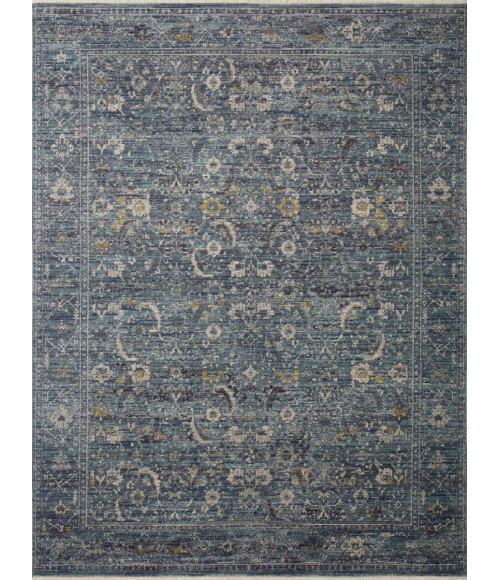 Jean Stoffer x Loloi Bradbury Ocean / Gold Rug BRU-03 3 ft. 7 in. X 5 ft. 7 in. Rectangle - Rugs Town Jean Stoffer x Loloi Bradbury Ocean / Gold BRU-03 3 ft. 7 in. X 5 ft. 7 in. Rectangle Rug