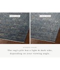 Jean Stoffer x Loloi Bradbury Ocean / Gold Rug BRU-03 3 ft. 7 in. X 5 ft. 7 in. Rectangle - Rugs Town Jean Stoffer x Loloi Bradbury Ocean / Gold BRU-03 3 ft. 7 in. X 5 ft. 7 in. Rectangle Rug